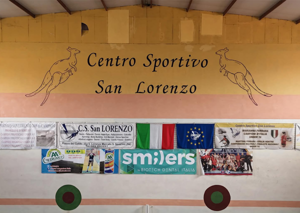 Il centro sportivo “San Lorenzo” e le campionesse di pallavolo under 14.