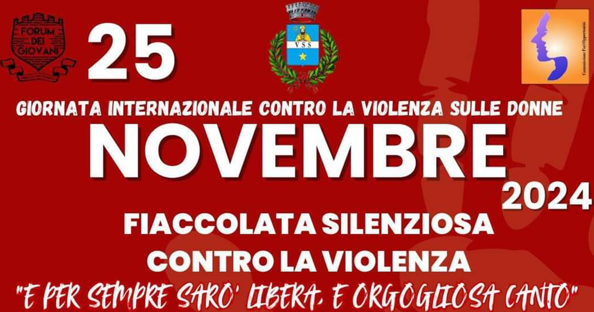 25 Novembre – Fiaccolata Silenziosa contro la violenza di Genere a M.S.Severino