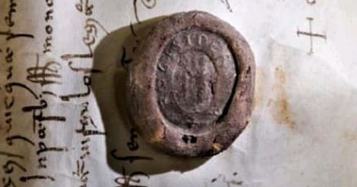 Sigillo Cereo di Ruggero I di San Severino (1081 - 1125)